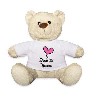 MOTHER'S DAY. HAPPY MOTHER'S DAY - Teddy Bear - white - Front