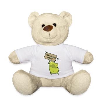 Des grenouilles contre les nazis - Nounours - blanc - Devant