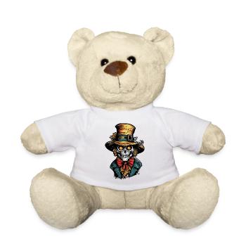 Épouvantail / Ouvrier de la moisson / Champ de maïs / Champ - Nounours - blanc - Devant