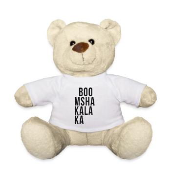 Boom Shakalaka - Teddy Bear - white - Front