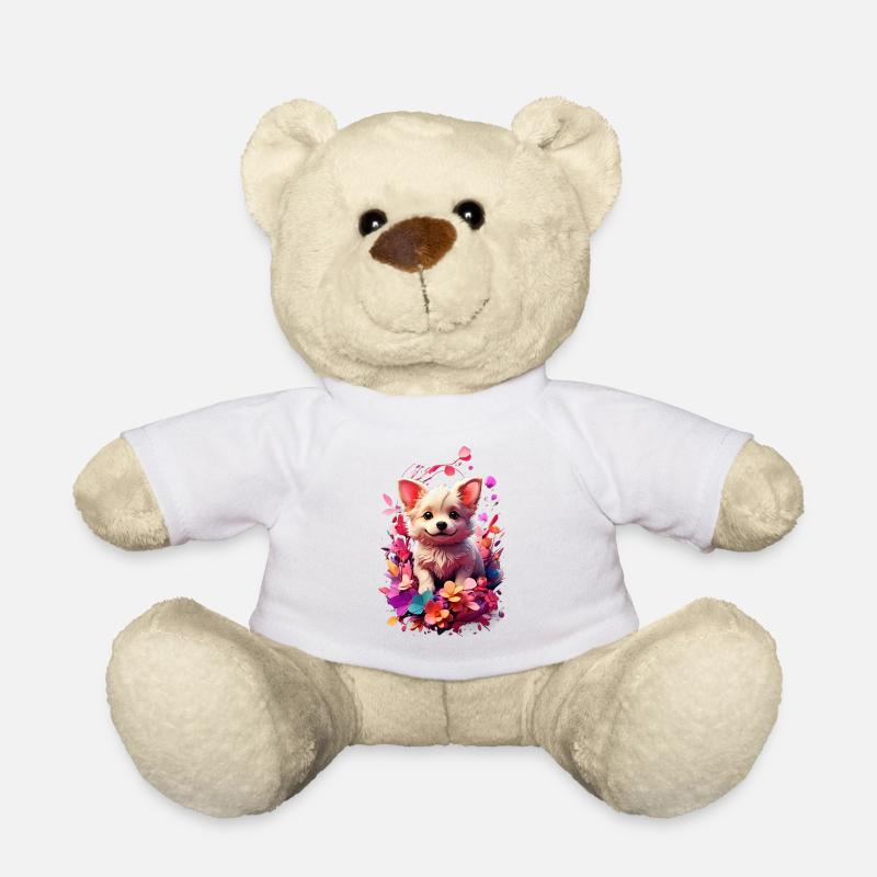 Chien Chien V1 24 04 - Nounours - blanc