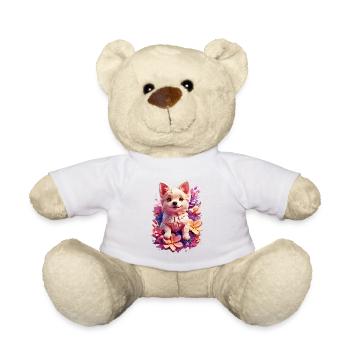 Dog Dog V1 24 07 - Teddy Bear - white - Front