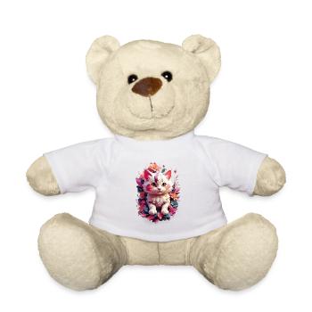 Cat Cat V1 24 03 - Teddy Bear - white - Front