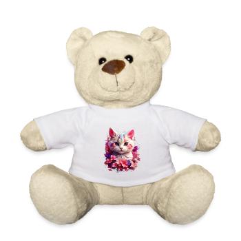 Cat Cat V1 24 04 - Teddy Bear - white - Front