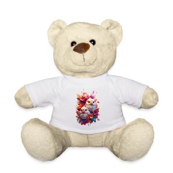 Vogel Bird V1 24 12 - Teddy Bear - white - Front