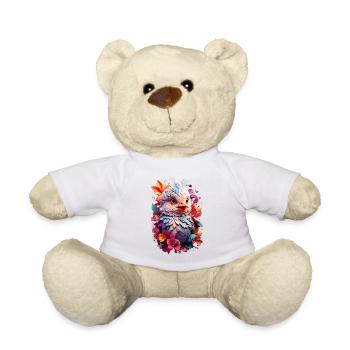 Vogel Bird V1 24 08 - Teddy Bear - white - Front
