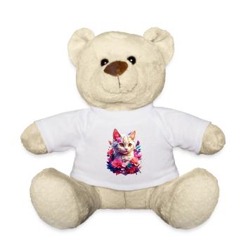 Katze Cat V1 24 19 - Teddy - Weiß - Vorne