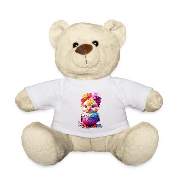 Vogel Bird V1 24 14 - Teddy Bear - white - Front