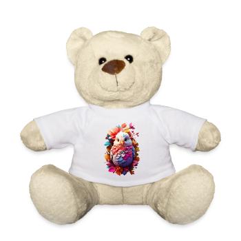Vogel Bird V1 24 03 - Teddy Bear - white - Front