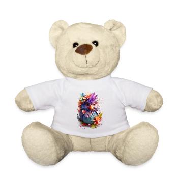 Vogel Bird V1 24 05 - Teddy Bear - white - Front