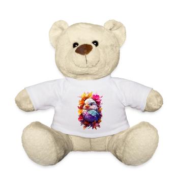 Vogel Bird V1 24 16 - Teddy Bear - white - Front