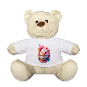 Vogel Bird V1 24 19 - Teddy Bear - white - Front