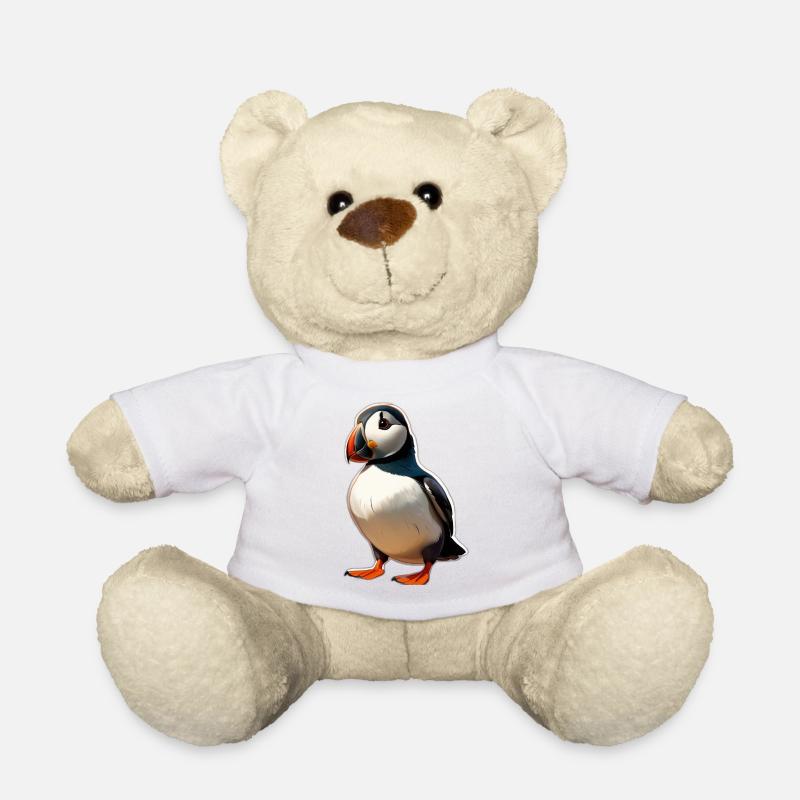 Papageientaucher - Teddy - Weiß