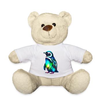 Aurora Borealis Pinguin - Teddy - Weiß - Vorne