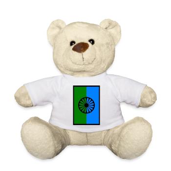 115552801 188819732 Drapeau rom 1 - Nounours - blanc - Devant
