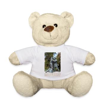 Statue des mythologischen Ringkampfes - Teddy - Weiß - Vorne