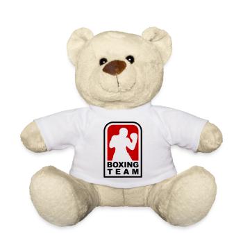 Boxing Team Design for Boxing Gyms and Martial Arts - Teddy Bear - white - Front