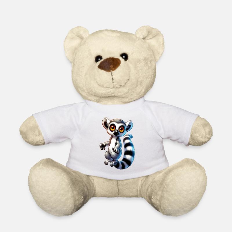 Lémurien - Nounours - blanc