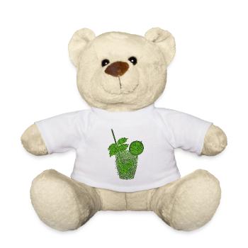 Laby Mojito (schwarze Umrandung) - Teddy - Weiß - Vorne