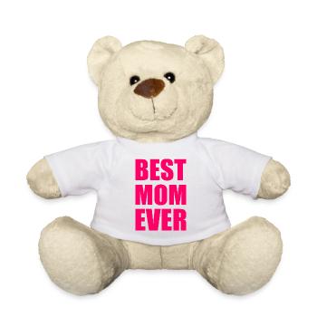 Best mom ever - Nounours - blanc - Devant