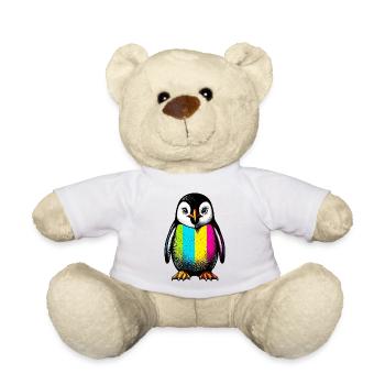 Penguin - Teddy Bear - white - Front