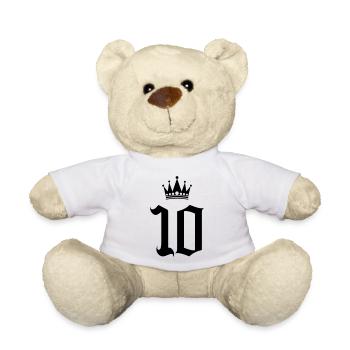 10 Crowns - Teddy Bear - white - Front