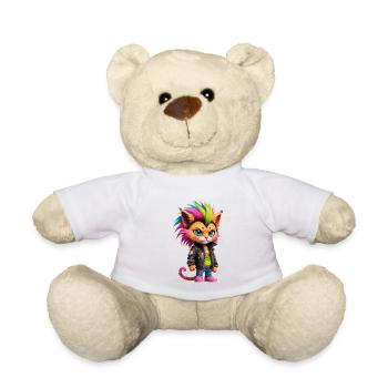 Punk Cat - Teddy - Weiß - Vorne