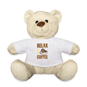 Relax and drink coffee - Teddy - Weiß - Vorne
