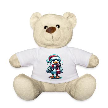 Moin Seagull Christmas - Teddy Bear - white - Front