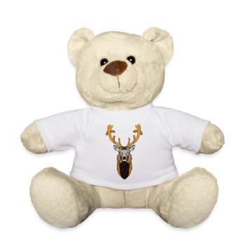 Hirsch - Teddy - Weiß - Vorne