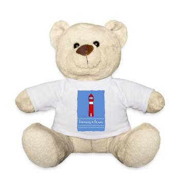 RUHESTAND. FROHEN RUHESTAND. GLÜCKLICHER RUHESTAND - Teddy - Weiß - Vorne