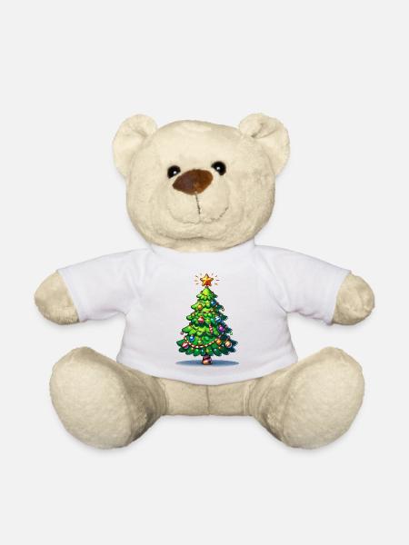 Tannenbaum - Teddy - Weiß