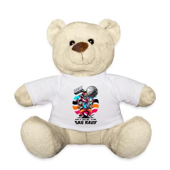 Funny Dance Sow - Teddy Bear - white - Front