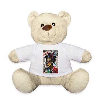 Urban Portrait - Explosion der Farben - Teddy - Weiß - Vorne