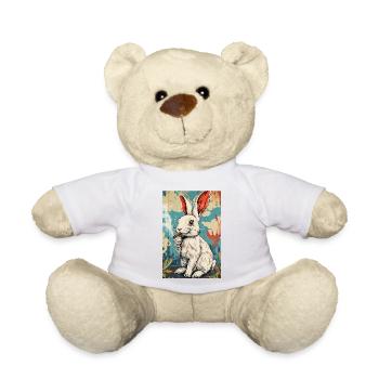 GraffitiHase Zigarette - Teddy - Weiß - Vorne