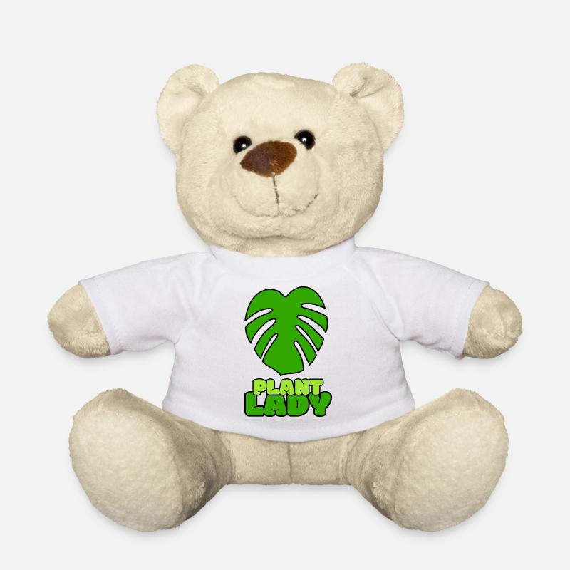 Dame des plantes - Nounours - blanc