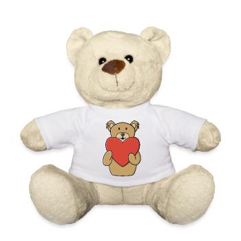 Je t’aime - Nounours - blanc - Devant