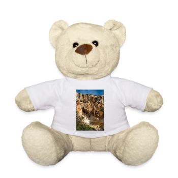 Dingli rock formation near Dingli Cliffs Malta - Teddy Bear - white - Front