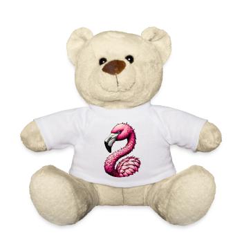 Flamant - Nounours - blanc - Devant