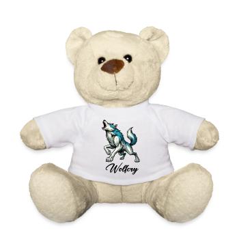 Wolf Comic - Teddy - Weiß - Vorne