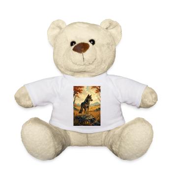 Das Bild des Wolfes - Teddy - Weiß - Vorne