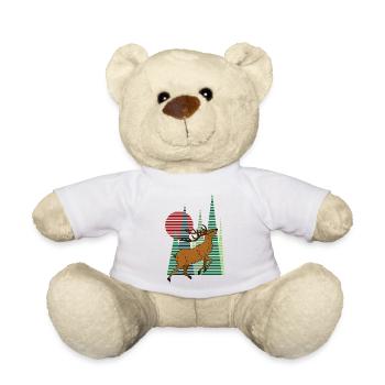 Cerf - Nounours - blanc - Devant
