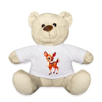 Fawn - Teddy Bear - white - Front