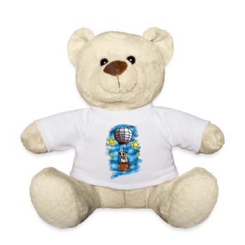 "Live your dream" Staffordshire Welpe - Teddy - Weiß - Vorne