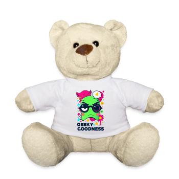 Geeky Goodness - Teddy Bear - white - Front