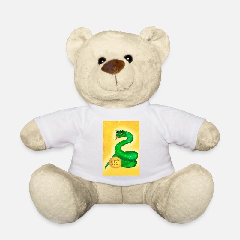 Nouvel An lunaire serpent - Nounours - blanc