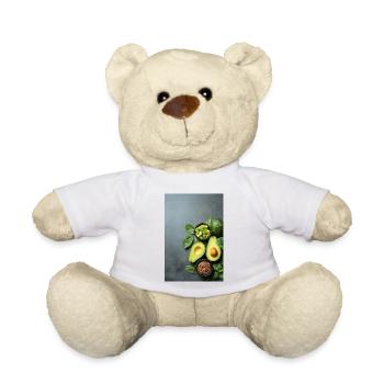 Avocado Spinat Anthrazit - Teddy - Weiß - Vorne
