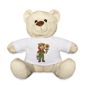 Jardinier - Nounours - blanc - Devant