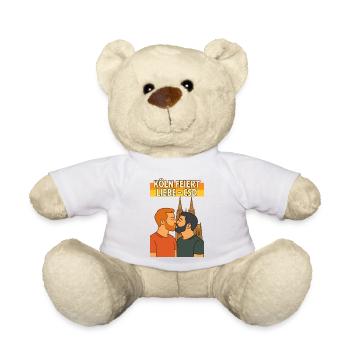 Cologne célèbre les chers hommes CSD - Nounours - blanc - Devant