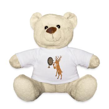 Fléchettes de cerf - Nounours - blanc - Devant